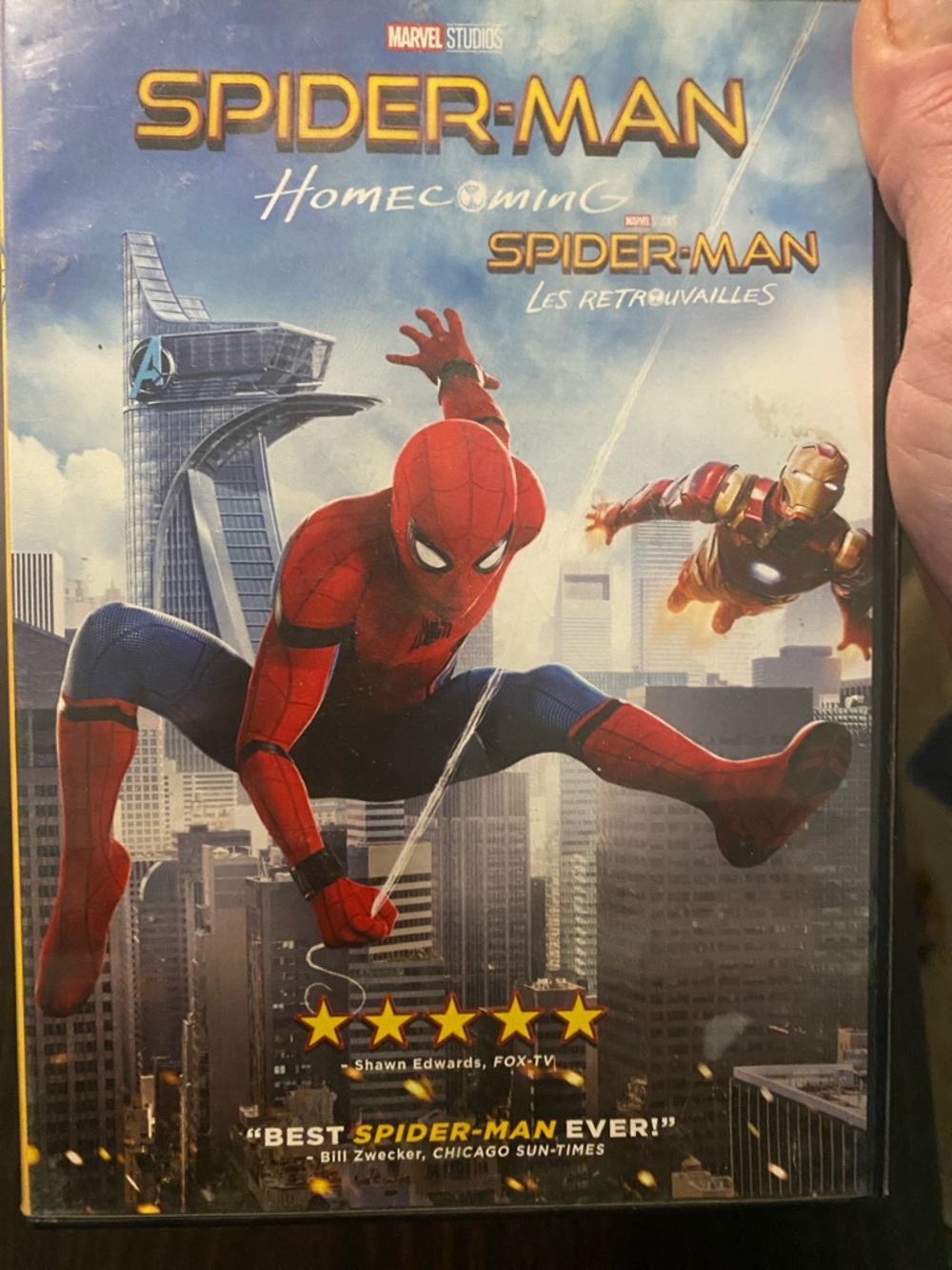 Marvel Studios Spider-Man Homecoming DVD